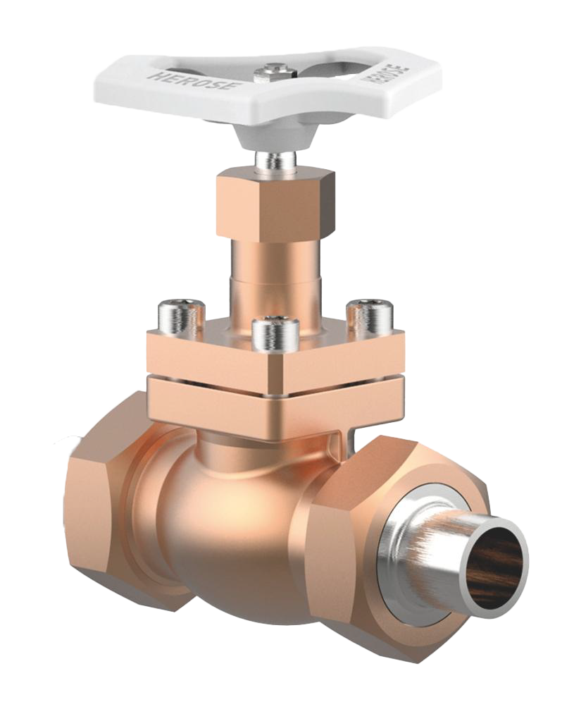 GLOBE VALVE TYPE 02401 UNION CONNECTION WITH STAINLES STEEL BUTT WELD ENDS