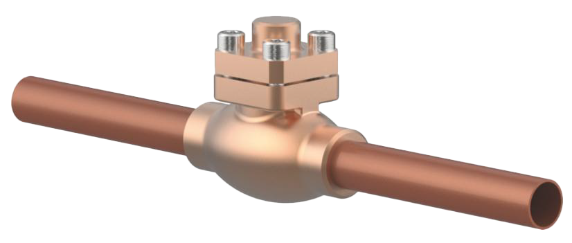 GLOBE NON-RETURN VALVE TYPE 05412 WITH SOLDERED COPPER ENDS