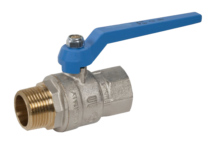 BRASS BALL VALVE THREADED 2 PARTS • DIN PN 16